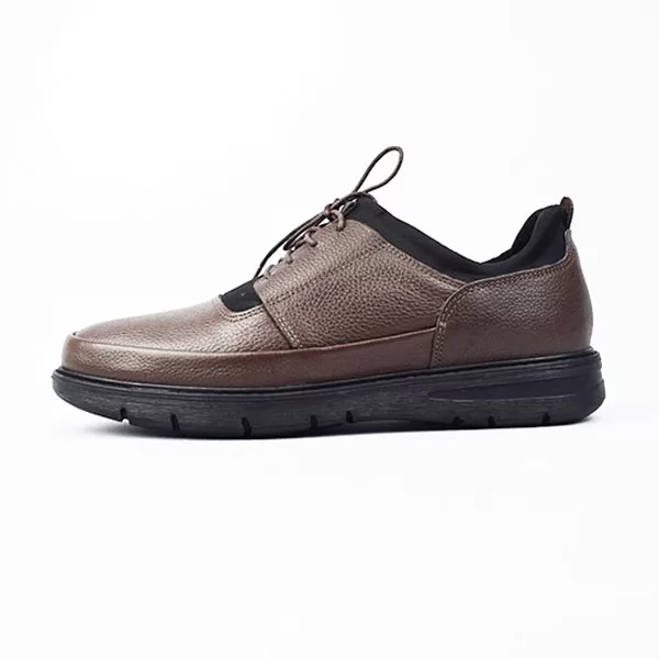 CHAUSSURE CONFORT 904 MARRON CUIR  .......... sandale médicale femme confortable Maroc